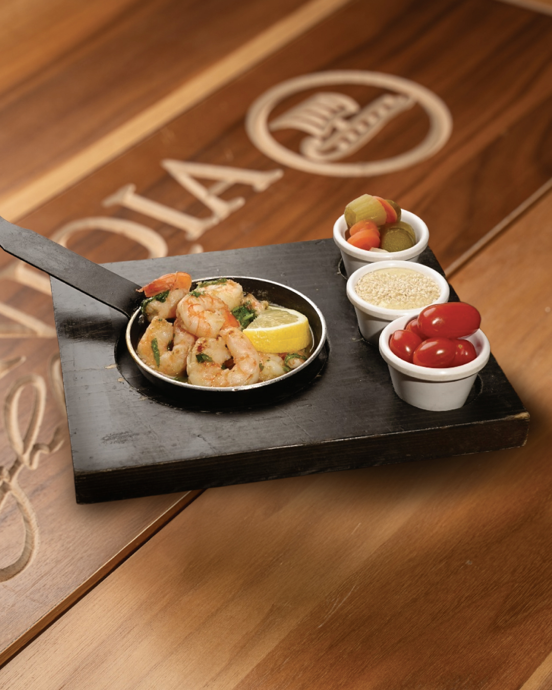 روبيان بالكزبرة